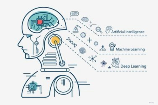 Person using computer with data visualizations