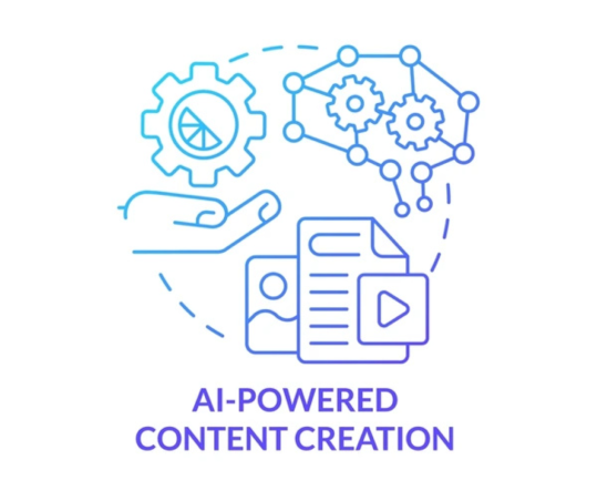 Person using computer with data visualizations